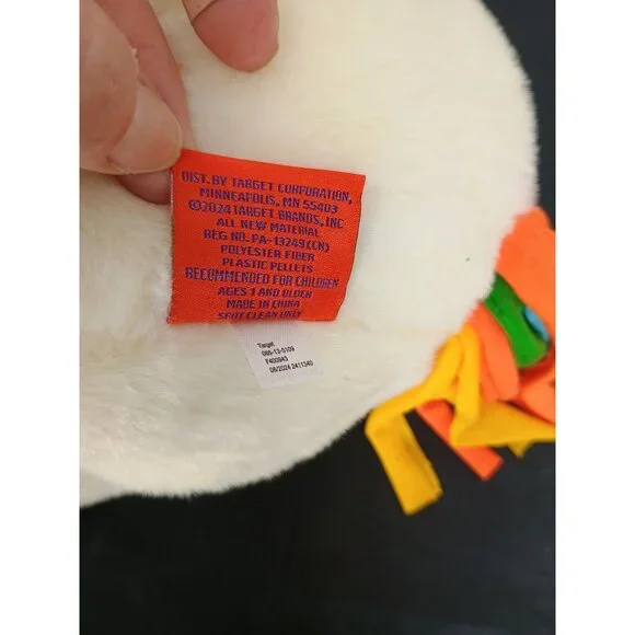 Plush Unicorn Toy With Rainbow Mane & Yellow Hooves By Gigglescape - Picture 4 of 6